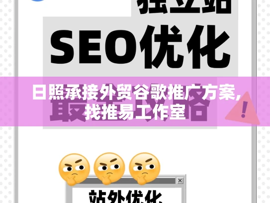 日照承接外贸谷歌推广方案,找推易工作室 日照承接外贸谷歌推广方案,找推易工作室