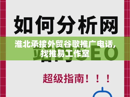淮北承接外贸谷歌推广电话,找推易工作室