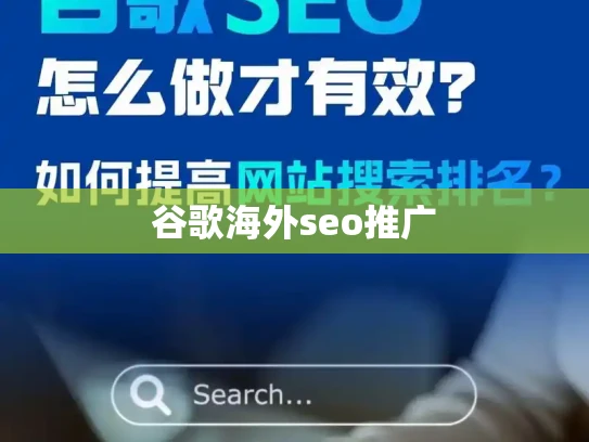 谷歌海外seo推广 谷歌海外seo推广