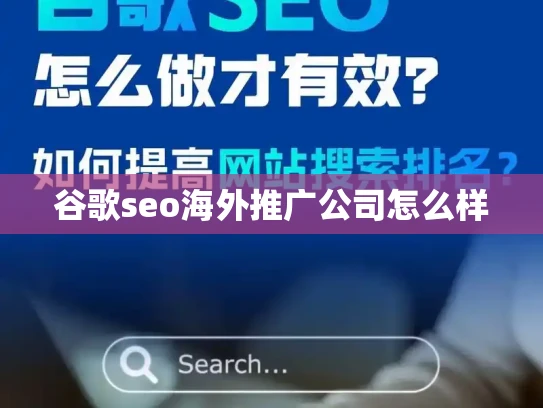 谷歌seo海外推广公司怎么样